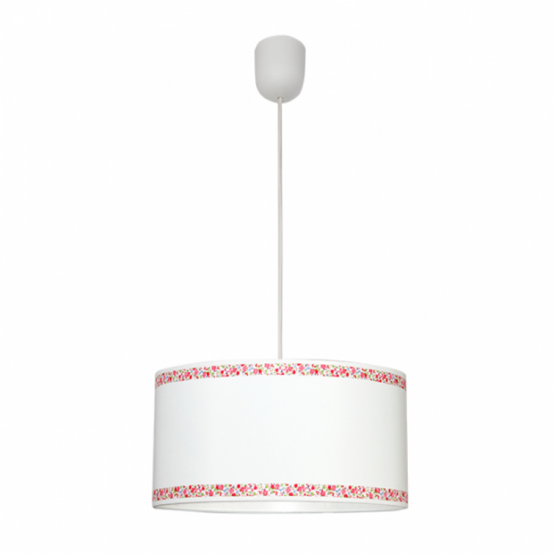 Colgante Cenefa Blanco/rosa 1xe27 Regx35d Colgante Cenefa Blanco/rosa 1xe27 Regx35d