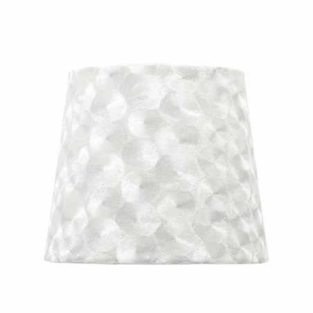 Pantalla Fatima E27 30dx15dx20htejido Blanco Nacar