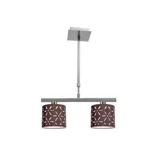 Lampara Ipanema 2xe14 Marron Regx42