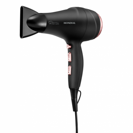 Secador De Pelo 2000w 2 Velocidades/3 Temperatura Negro/Rosa