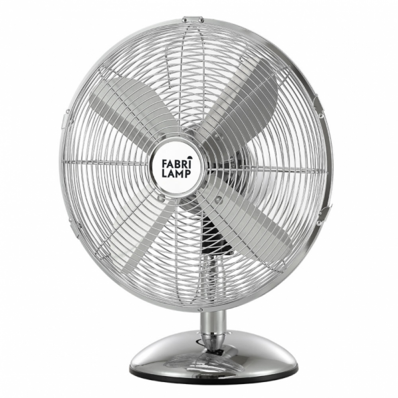 Ventilador Sobremesa Pali Cromo 50w 3 Vel 43 D Oscilante Ventilador Sobremesa Pali Cromo 50w 3 Vel 43 D Oscilante