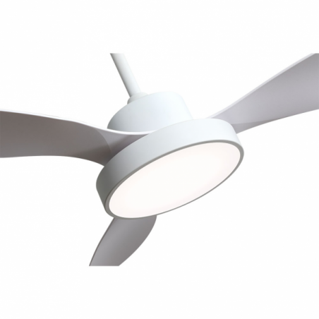 Ventilador Dc Hayate 48w 4078lm Blanco 3 Asp 39/54x120x120cm 3000-4000-6000k C/remoto, Memoria Y Temporizador