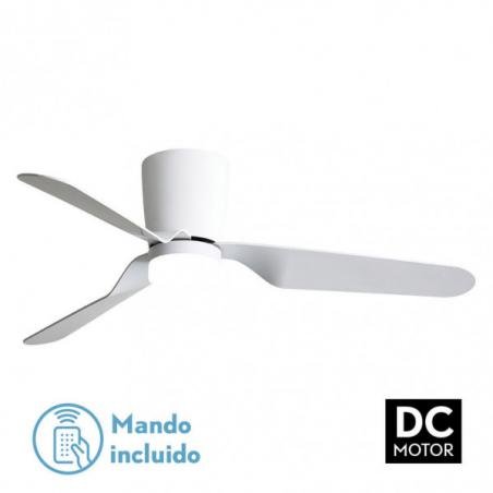 Ventilad 18w Dc Kochi Blanco 3 Aspas Blancas 5 Velocidades C/remoto Temporizador 132 D