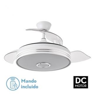 Ventilador Dc Matanuska 72w 7200lm Blanco Bluethooth 32/47x55/108d.3 Aspas Desp.6 Vel.3 Color.