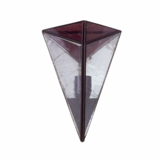 Aplique Piramide Violeta 1xe27 28x20