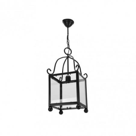 Farol Forja Monasterio 1xe27 Negro Regx22x22 Cm