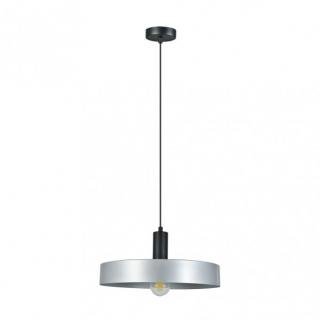 Colgante Allende 1xe27 Negro/plata Regx35x35 Cm