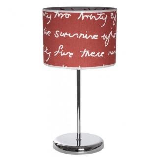 Sobremesa Letters Rojo/blanco 1xe14 43x20d