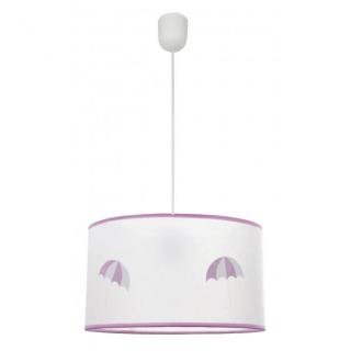 Colgante Lluvia 1xe27 Rosa Regx30d