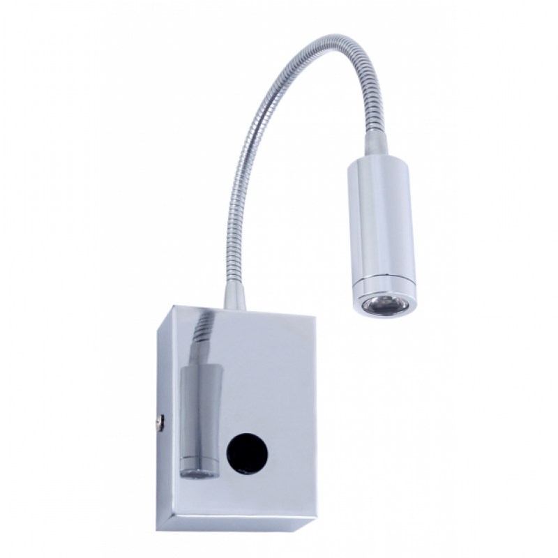 Aplique 3w 4000k Prototipo Cromo 240lm C/Iterruptor 44x7x33 Cm Aplique 3w 4000k Prototipo Cromo 240lm C/Iterruptor 44x7x33 Cm