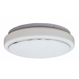 Plafon 12w 3000-4000-6000k Celestina Blanco 960lm 9x26x26 Cm C/remoto Y Efecto Estrellado