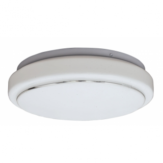 Plafon 36w 3000-4000-6000k Celestina Blanco 2880lm 10x49x49 Cm C/remoto y Efecto Estrellado